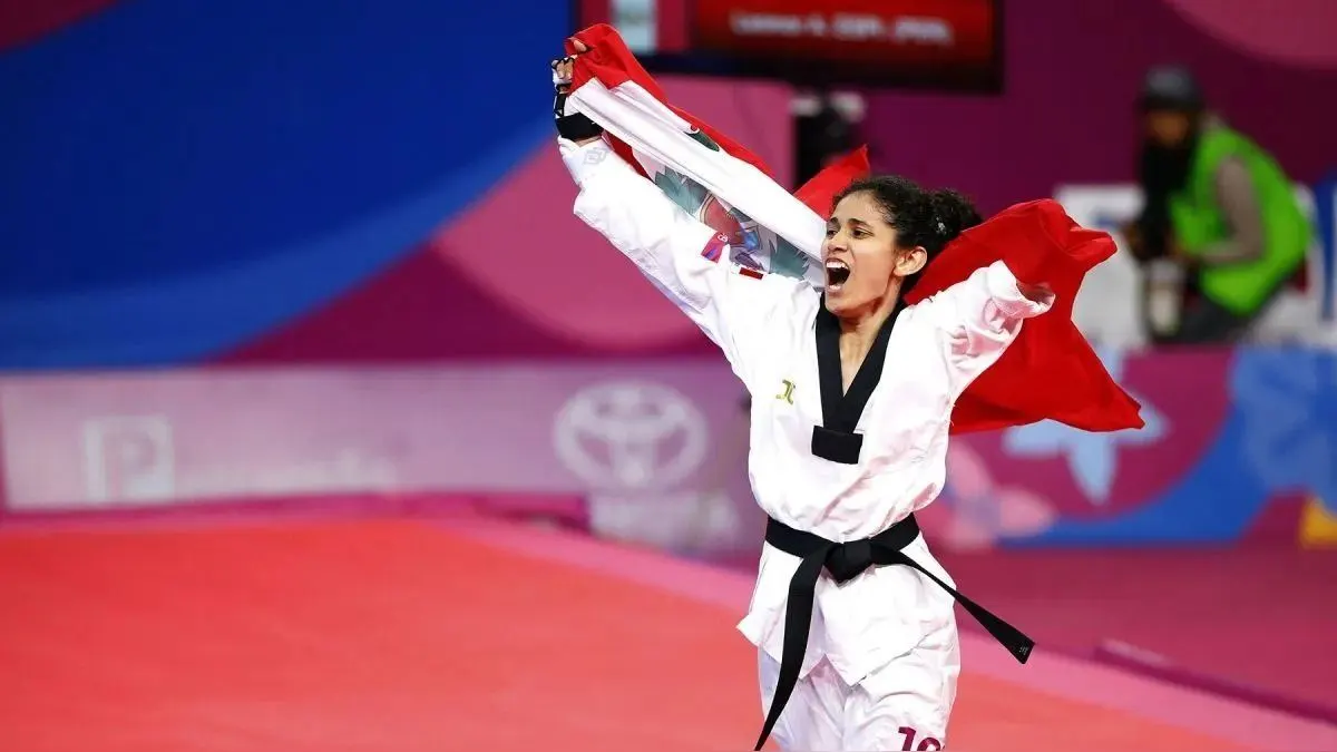 Angélica Espinoza, bicampeona olímpica en Tae Kwon-do.